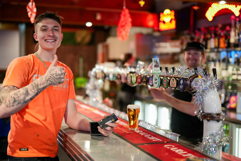 Good times behind the bar